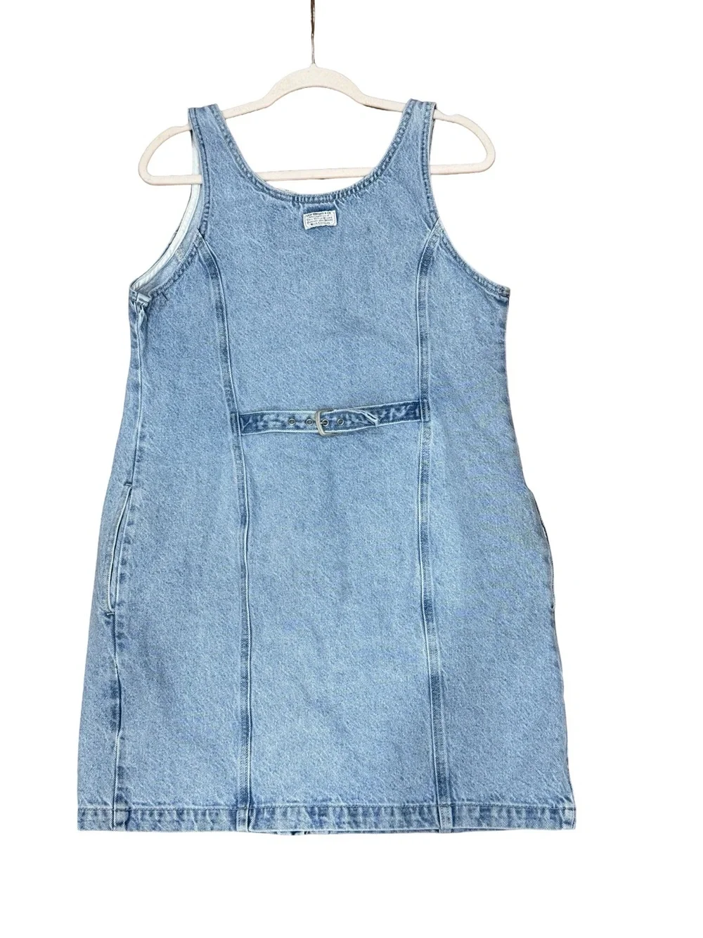 🌟 Levi's Tuli Denim Mini Dress Size Large‎ Blue Jean Dress